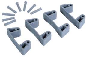 Vikan Rubber Clip x 4 for 1017 and 1018, 120 mm Lean 5S Products UK