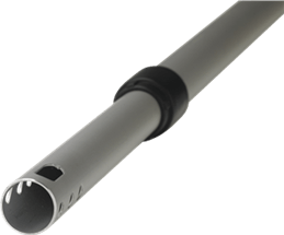 Vikan Aluminium telescopic handle click, 990 – 1830 mm, Ø26 mm, Black