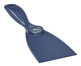 Vikan Hand Scraper, Metal Detectable, 75 mm, Dark blue