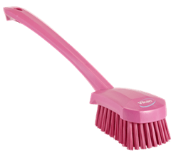 Vikan Washing Brush with long handle, 415 mm, Hard Lean 5S Products UK
