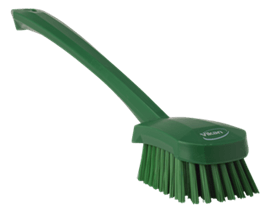 Vikan Washing Brush with long handle, 415 mm, Hard Lean 5S Products UK