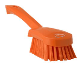 Vikan Washing Brush with short Handle, 270 mm, Hard Lean 5S Products UK