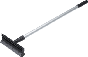 Vikan Windscreen Scraper w/Sponge & Telescopic Handle, 710 mm, Black
