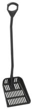 Vikan Ergonomic shovel with drain holes, 380 x 340 x 90 mm, 1305 mm
