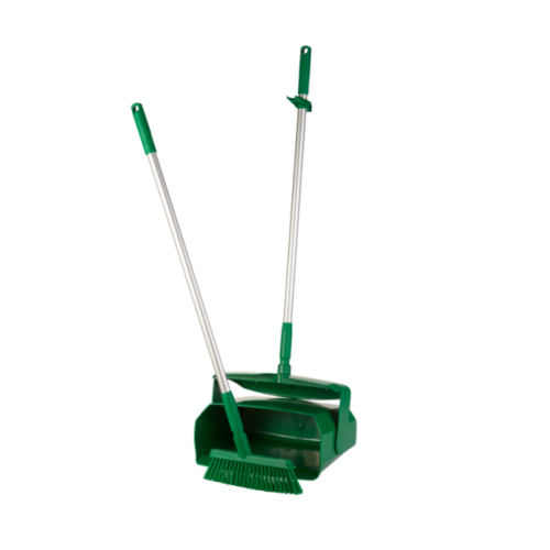 Vikan Dustpan set, closable with broom, 370 mm Lean 5S Products UK