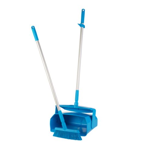 Vikan Dustpan set, closable with broom, 370 mm Lean 5S Products UK