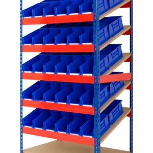 Kanban Shelving with 5 Sloping Shelves Lean 5S Products UK