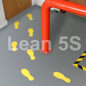5S Footstep Floor Markers