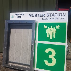 Custom Muster Board complete with T-Card System
